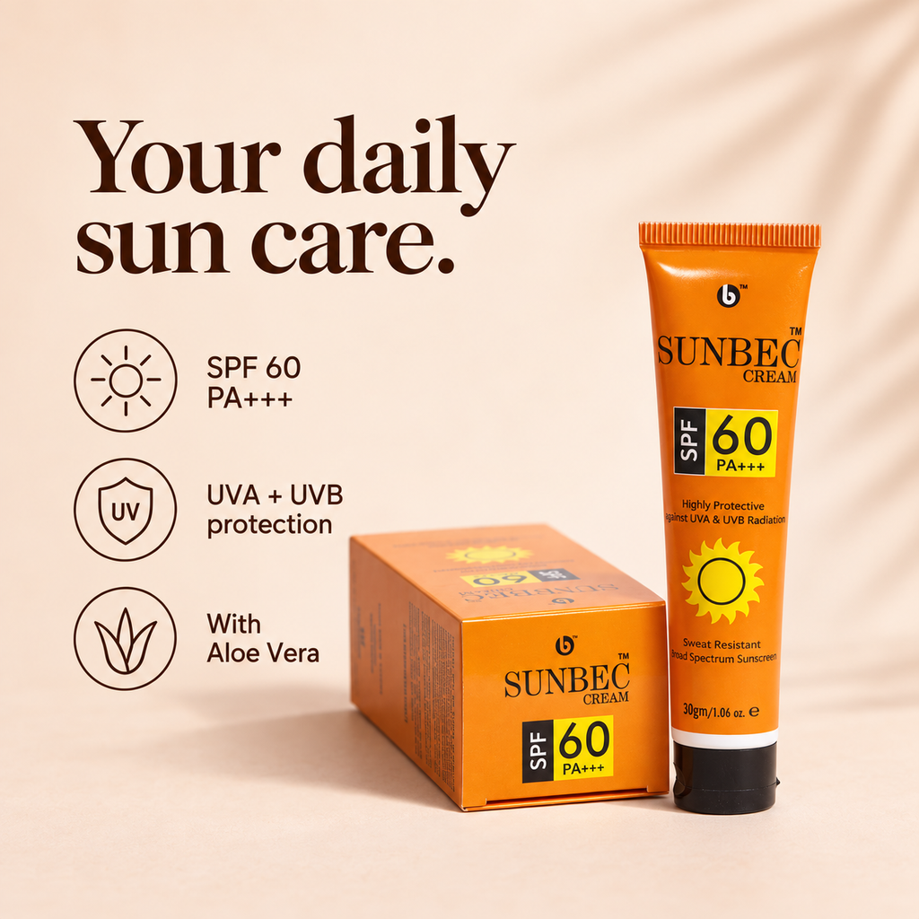 SUNBEC™ SPF 60 PA+++ Sunscreen Cream – 30g
