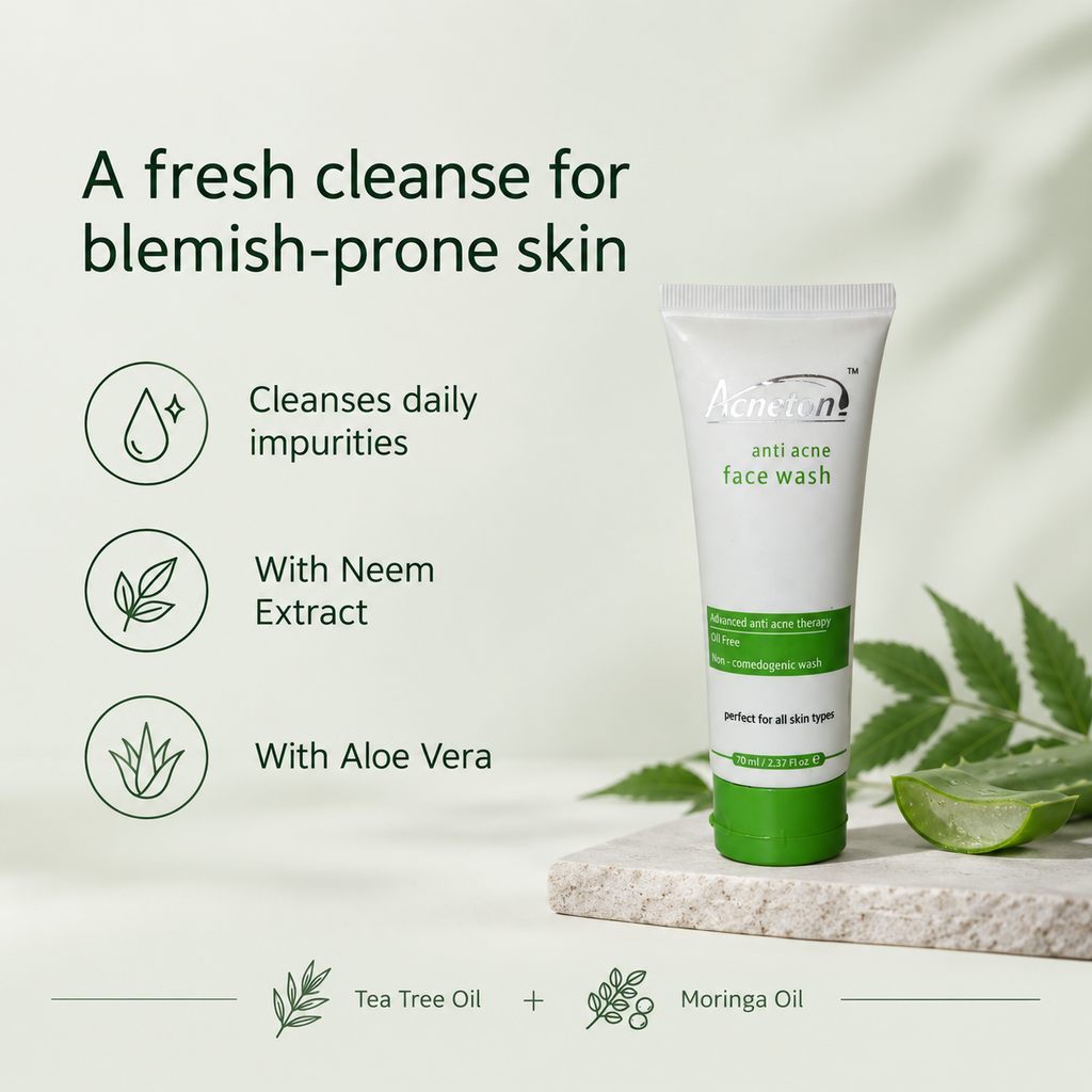 Acneton™ Anti Acne Face Wash – 70ml