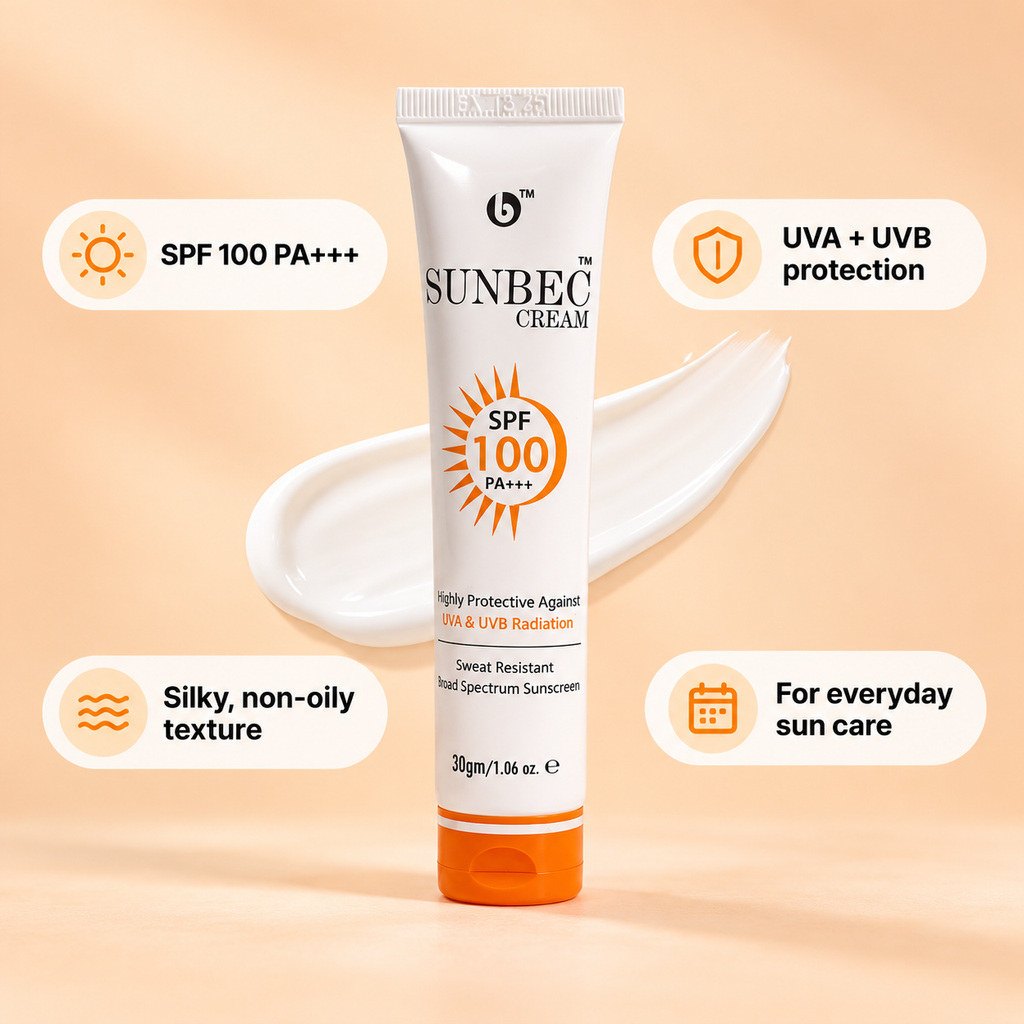SUNBEC™ SPF 100 PA+++ Sunscreen Cream – 30g