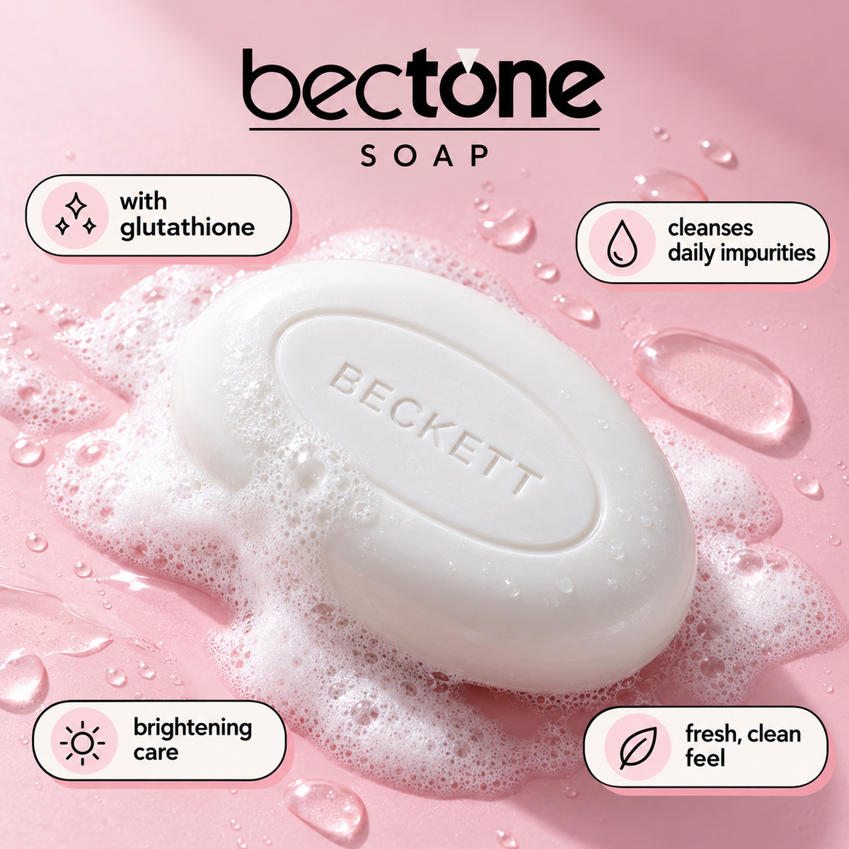 Bectone™ Lightening & Brightening Soap – 90g