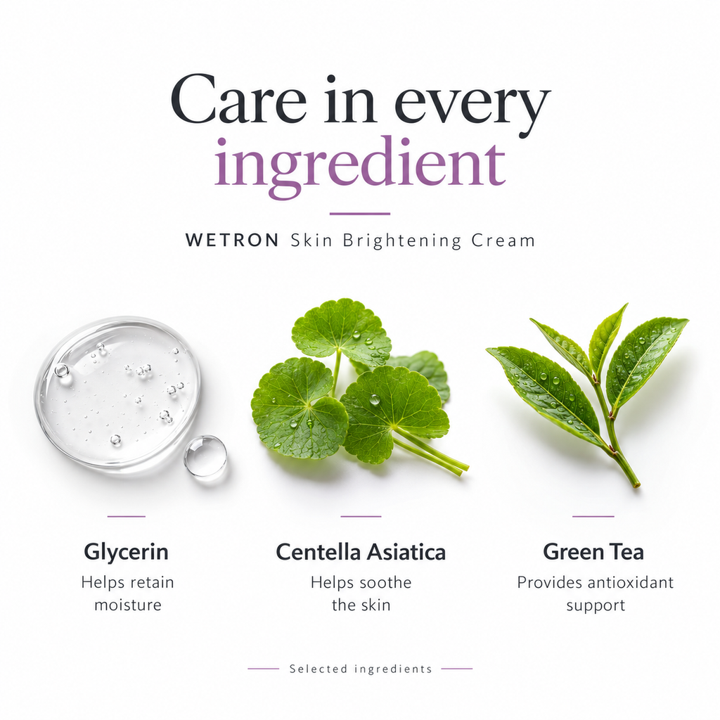 WETRON™ Skin Brightening Cream for Dark Spots & Uneven Skin Tone