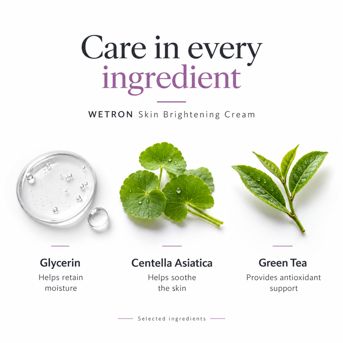 WETRON™ Skin Brightening Cream for Dark Spots & Uneven Skin Tone