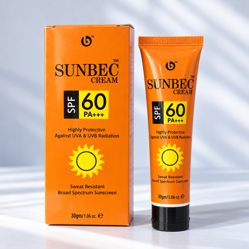 SUNBEC™ SPF 60 PA+++ Sunscreen Cream – 30g