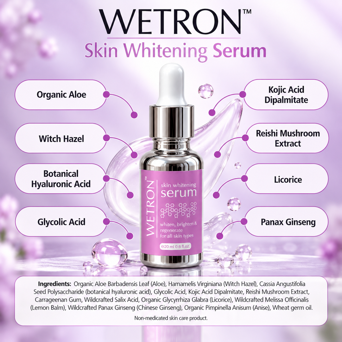 Skin Whitening Serum 20m | Wetron